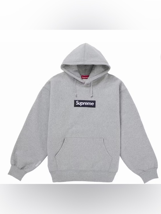 Supreme Other - Supreme Gray Hoodie with Box Logo